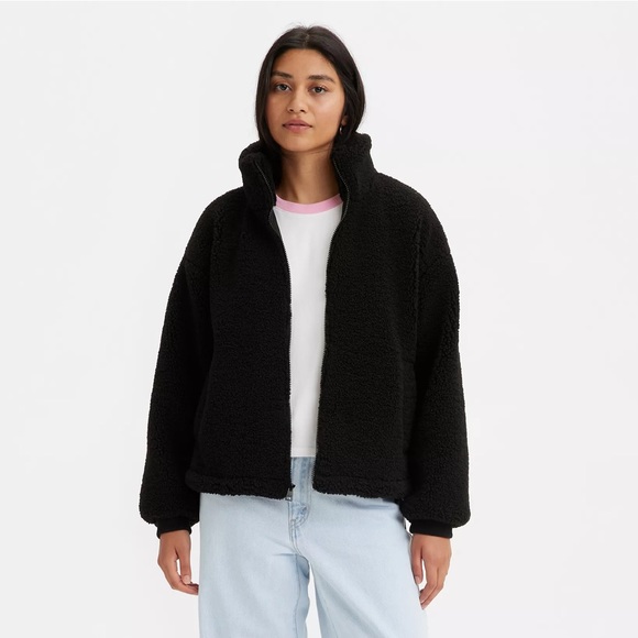 Levi’s Teddy Sherpa Jacket NWT size medium - Picture 3 of 7